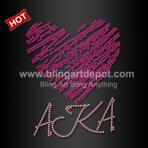 Hotsale AKA Rhinestone Design Transfers Wholesale